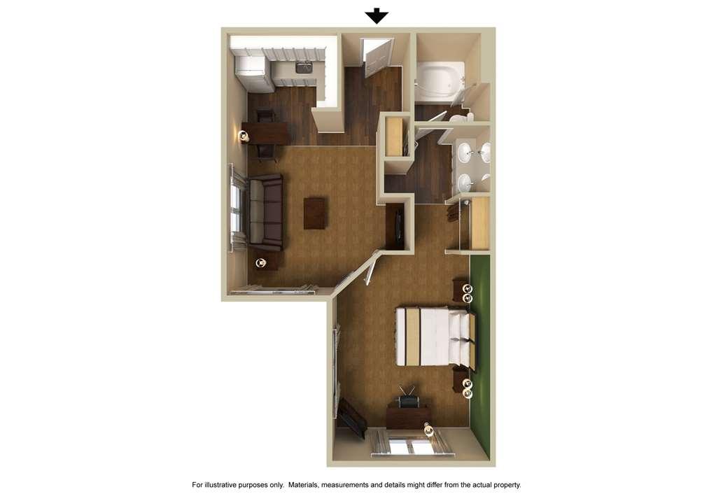 Extended Stay America Suites - Memphis - Wolfchase Galleria Quarto foto